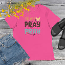 Load image into Gallery viewer, Pray X3 Women's Relaxed T-Shirt