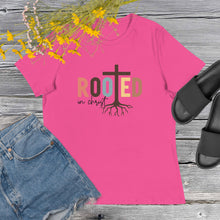 Load image into Gallery viewer, Rooted in Christ Women's Relaxed T-Shirt