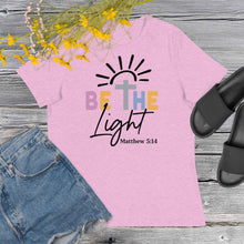 Load image into Gallery viewer, Be the Light Women's Relaxed T-Shirt