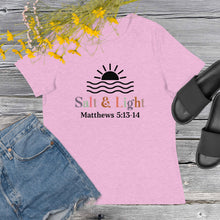 Load image into Gallery viewer, Salt & Light Variant Women's Relaxed T-Shirt