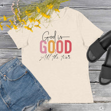 Load image into Gallery viewer, God is Good Women's Relaxed T-Shirt