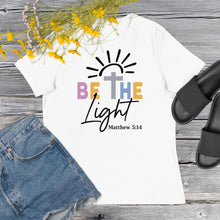 Load image into Gallery viewer, Be the Light Women's Relaxed T-Shirt