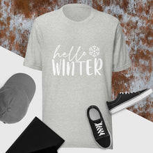 Load image into Gallery viewer, Hello Winter Unisex t-shirt
