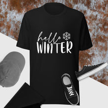 Load image into Gallery viewer, Hello Winter Unisex t-shirt
