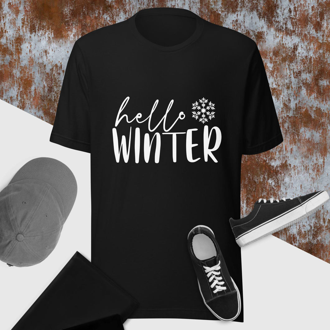 Hello Winter Unisex t-shirt