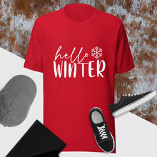 Load image into Gallery viewer, Hello Winter Unisex t-shirt
