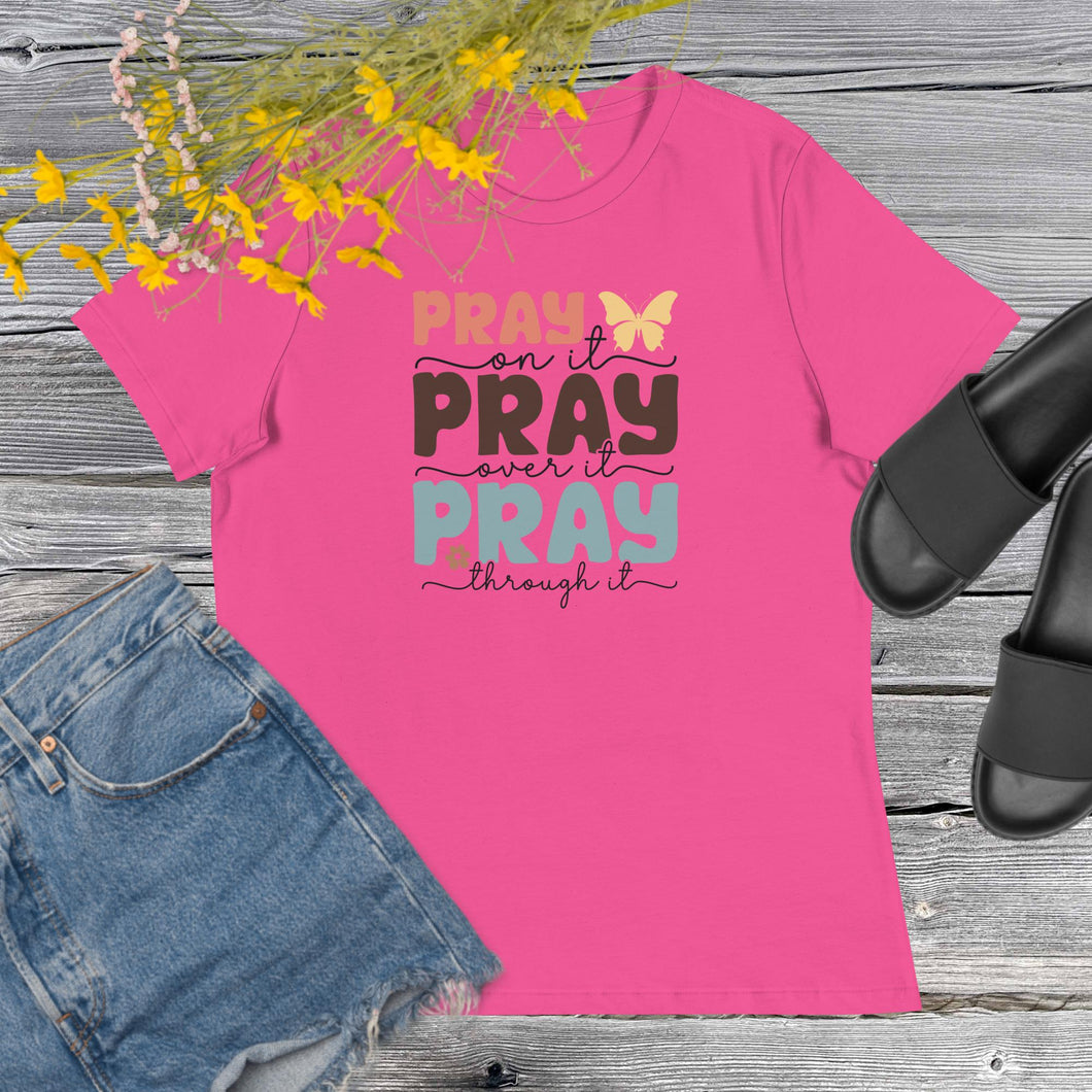 Pray X3 Women's Relaxed T-Shirt