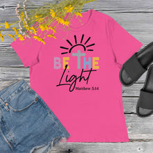 Load image into Gallery viewer, Be the Light Women&#39;s Relaxed T-Shirt
