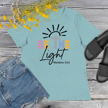 Load image into Gallery viewer, Be the Light Women&#39;s Relaxed T-Shirt
