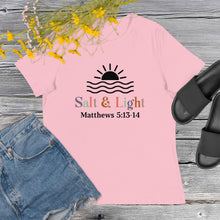 Load image into Gallery viewer, Salt &amp; Light Variant Women&#39;s Relaxed T-Shirt
